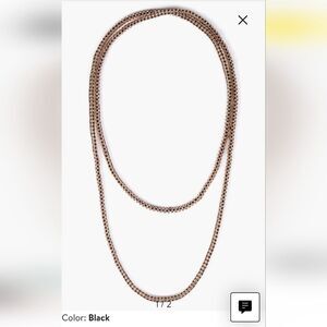 Deepa Guernani Bethany Nwcklace - Black - NWT